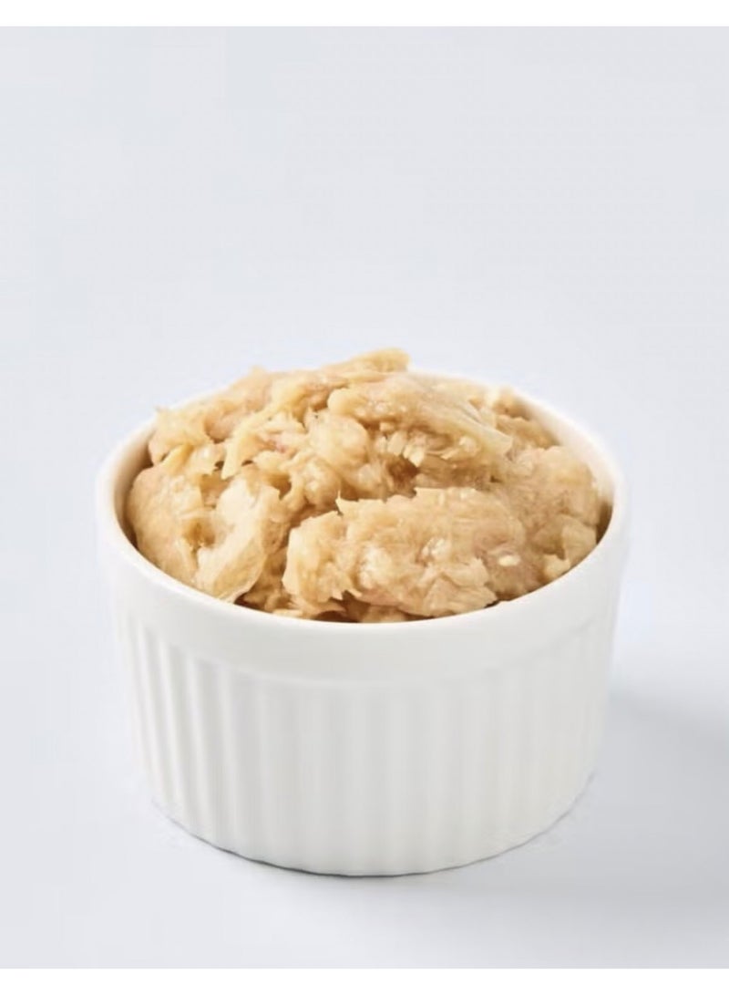 Pramy Wet food for adult cats with tuna and chicken flavor - 6 packs x 70 g - Helps control hair rollers thanks to natural fiber and omega-3 - High-protein and easy-digestible wet food - Image 3